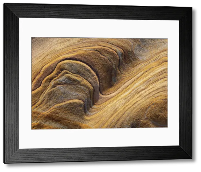 Framed Print : Contour line patterns in a sandstone rock ledge, Spittal Beach, Northumberland, England. Winter (Spring) 2025 Framed Print : Contour line patterns in a sandstone rock ledge, Spittal Beach, Northumberland, England. Winter (Spring) 2025