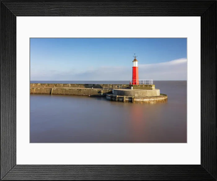 Framed Print : Watchet Lighthouse ay high tide, Watchet, Somerset, England. Spring (April) 2025 Framed Print : Watchet Lighthouse ay high tide, Watchet, Somerset, England. Spring (April) 2025