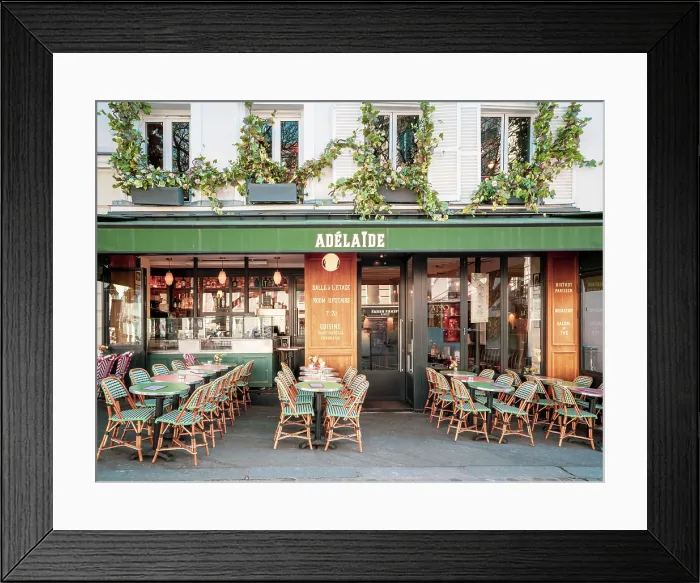 Framed Print : Cafe Adelaide Montmartre, Paris, France Framed Print : Cafe Adelaide Montmartre, Paris, France