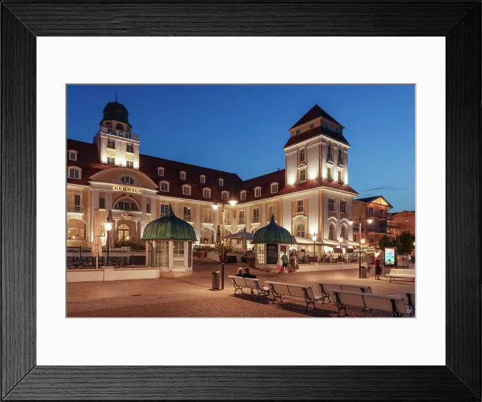 Framed Print : Spa house, Binz, Rugen Island, Baltic Sea, Mecklenburg-Western Pomerania, Germany Framed Print : Spa house, Binz, Rugen Island, Baltic Sea, Mecklenburg-Western Pomerania, Germany