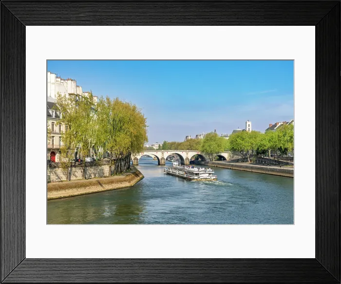 Framed Print : Seine River Cruise, Paris, France Framed Print : Seine River Cruise, Paris, France