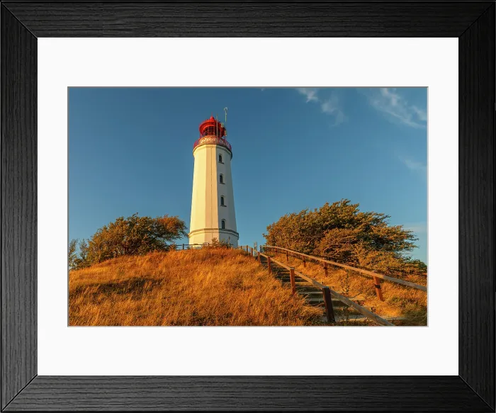Framed Print : Dornbusch Lighthouse, Hiddensee Island, Mecklenburg-Western Pomerania, Germany Framed Print : Dornbusch Lighthouse, Hiddensee Island, Mecklenburg-Western Pomerania, Germany