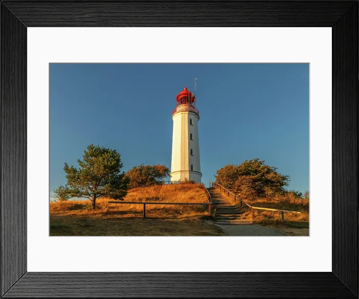 Framed Print : Dornbusch Lighthouse, Hiddensee Island, Mecklenburg-Western Pomerania, Germany Framed Print : Dornbusch Lighthouse, Hiddensee Island, Mecklenburg-Western Pomerania, Germany
