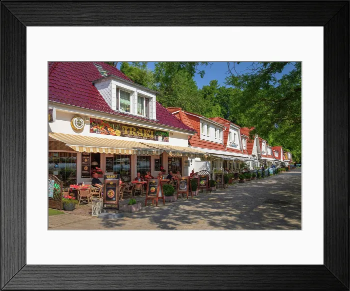 Framed Print : Restaurant at the harbour, Sassnitz, Rugen Island, Mecklenburg-Western Pomerania, Germany Framed Print : Restaurant at the harbour, Sassnitz, Rugen Island, Mecklenburg-Western Pomerania, Germany