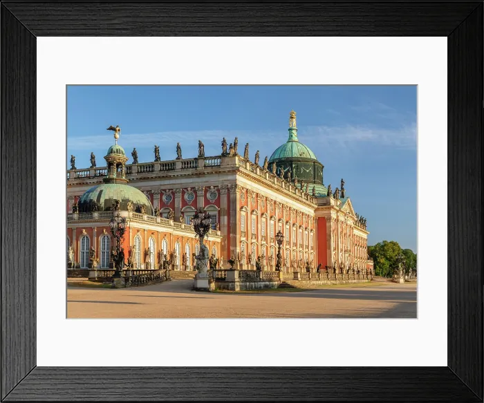 Framed Print : Neues Palais Palace, Sanssouci, Potsdam, Brandenburg, Germany Framed Print : Neues Palais Palace, Sanssouci, Potsdam, Brandenburg, Germany