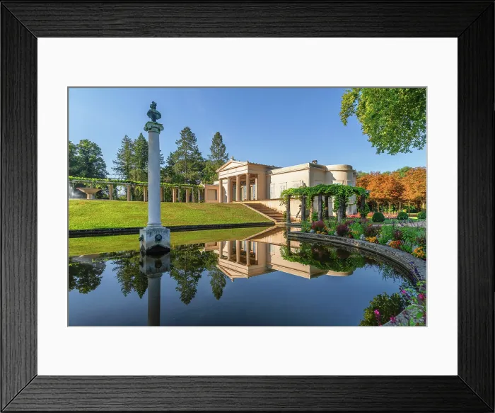 Framed Print : Schloss Charlottenhof Castle, Sanssouci, Potsdam, Brandenburg, Germany Framed Print : Schloss Charlottenhof Castle, Sanssouci, Potsdam, Brandenburg, Germany
