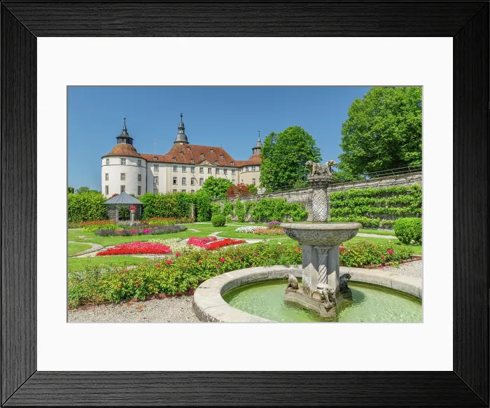 Framed Print : Schloss Langenburg Castle, Langenburg, Hohenlohe, Baden-Württemberg, Germany