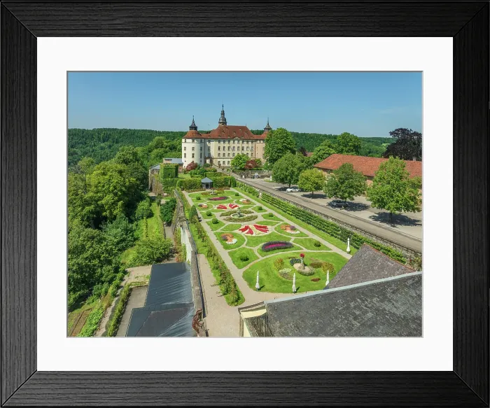Framed Print : Schloss Langenburg Castle, Langenburg, Hohenlohe, Baden-Württemberg, Germany Framed Print : Schloss Langenburg Castle, Langenburg, Hohenlohe, Baden-Württemberg, Germany