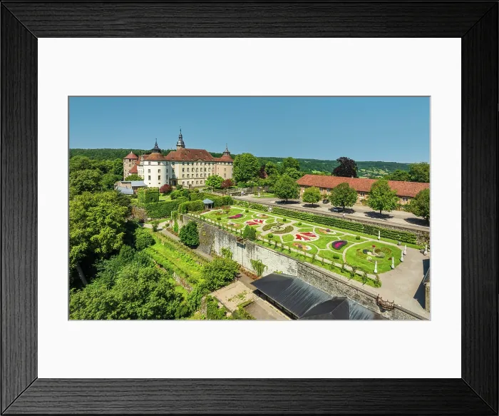 Framed Print : Schloss Langenburg Castle, Langenburg, Hohenlohe, Baden-Württemberg, Germany Framed Print : Schloss Langenburg Castle, Langenburg, Hohenlohe, Baden-Württemberg, Germany