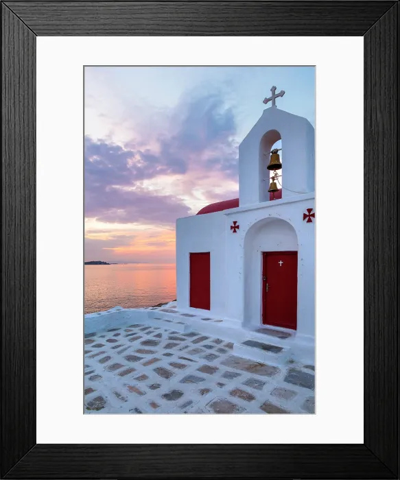 Framed Print : Agios Charalambos (Church of Saint Charalambos), Chora (Mykonos Town), Mykonos, Cyclades Islands, Greece, Europe Framed Print : Agios Charalambos (Church of Saint Charalambos), Chora (Mykonos Town), Mykonos, Cyclades Islands, Greece, Europe