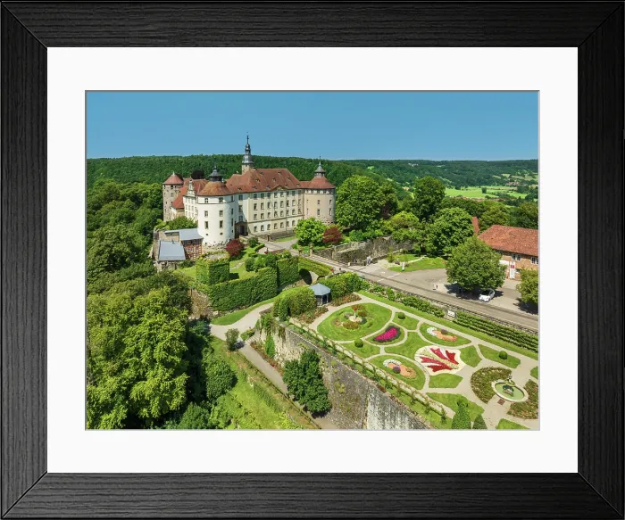 Framed Print : Schloss Langenburg Castle, Langenburg, Hohenlohe, Baden-Württemberg, Germany Framed Print : Schloss Langenburg Castle, Langenburg, Hohenlohe, Baden-Württemberg, Germany