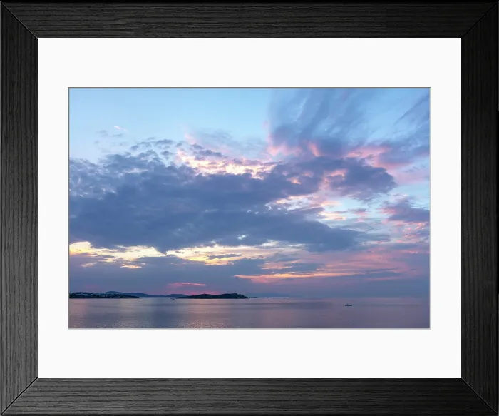 Framed Print : Sunrise ocean view, Fira, Santorini, Cyclades Islands, Greece, Europe Framed Print : Sunrise ocean view, Fira, Santorini, Cyclades Islands, Greece, Europe