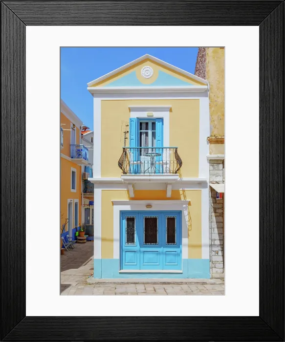 Framed Print : Old town, Gialos, Symi Island, Dodecanese Islands, Greece Framed Print : Old town, Gialos, Symi Island, Dodecanese Islands, Greece