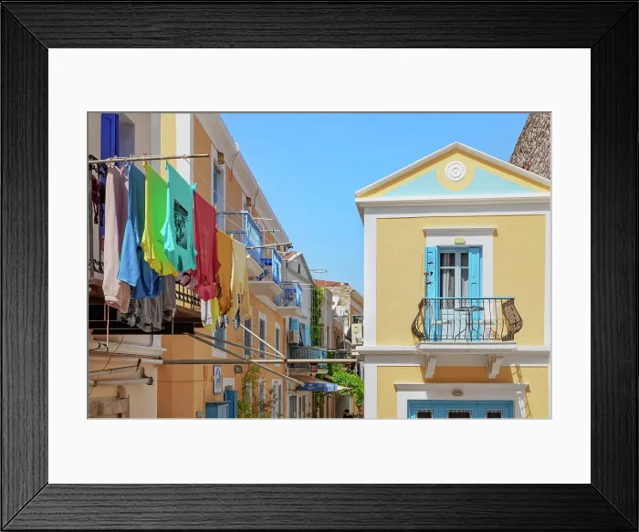 Framed Print : Old town, Gialos, Symi Island, Dodecanese Islands, Greece Framed Print : Old town, Gialos, Symi Island, Dodecanese Islands, Greece
