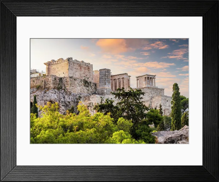 Framed Print : Acropolis at sunrise, Athens, Attica, Greece