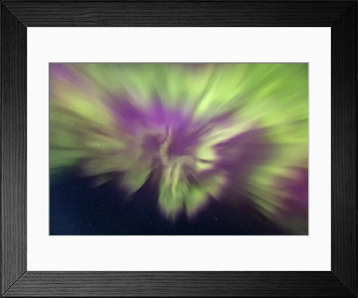 Framed Print : Aurora Borealis (Northern Lights) in the night sky, Iceland Framed Print : Aurora Borealis (Northern Lights) in the night sky, Iceland