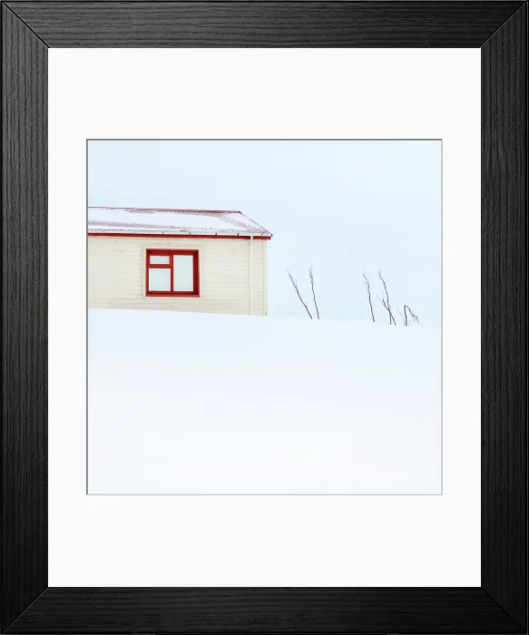 Framed Print : House in snow, Arnastapi, Snaefellsnes Peninsula, Iceland Framed Print : House in snow, Arnastapi, Snaefellsnes Peninsula, Iceland