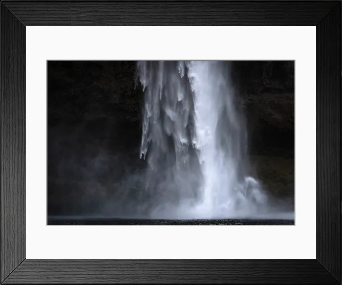 Framed Print : Detail of Seljalandsfoss, waterfall, South Iceland Framed Print : Detail of Seljalandsfoss, waterfall, South Iceland