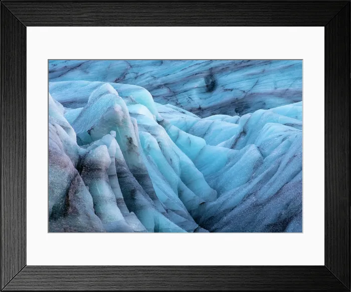 Framed Print : Detail of Svínafellsjokull, an outlet glacier of the Vatnajokull ice cap, South Iceland Framed Print : Detail of Svínafellsjokull, an outlet glacier of the Vatnajokull ice cap, South Iceland