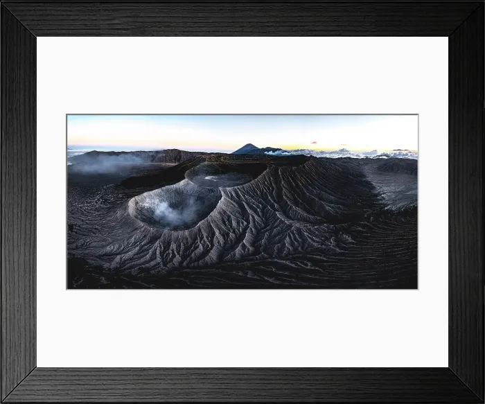 Framed Print : Mount Bromo volcano, Bromo Tengger Semeru National Park, East Java, Indonesia
