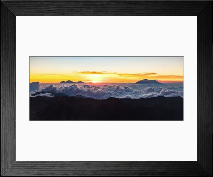 Framed Print : Sunset, Mt Bromo, Bromo Tengger Semeru National Park, East Java, Indonesia