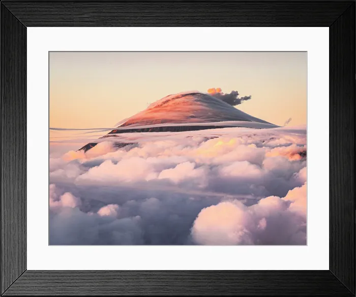 Framed Print : Semeru volcano in sunrise mist, Bromo Tengger Semeru National Park, East Java, Indonesia Framed Print : Semeru volcano in sunrise mist, Bromo Tengger Semeru National Park, East Java, Indonesia