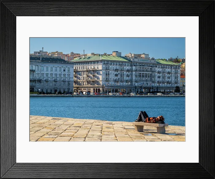 Framed Print : Molo Audace pier, Trieste, Friuli-Venezia Giulia, Italy Framed Print : Molo Audace pier, Trieste, Friuli-Venezia Giulia, Italy