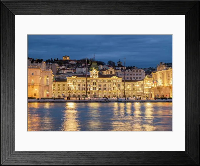 Framed Print : Piazza Unita d'Italia, Trieste, Friuli-Venezia Giulia, Italy Framed Print : Piazza Unita d'Italia, Trieste, Friuli-Venezia Giulia, Italy