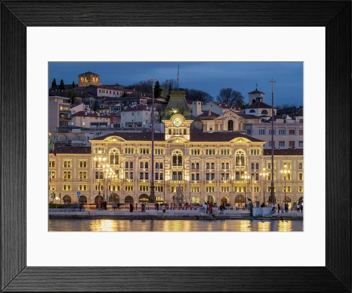 Framed Print : City Hall, Piazza Unita d'Italia, Trieste, Friuli-Venezia Giulia, Italy Framed Print : City Hall, Piazza Unita d'Italia, Trieste, Friuli-Venezia Giulia, Italy