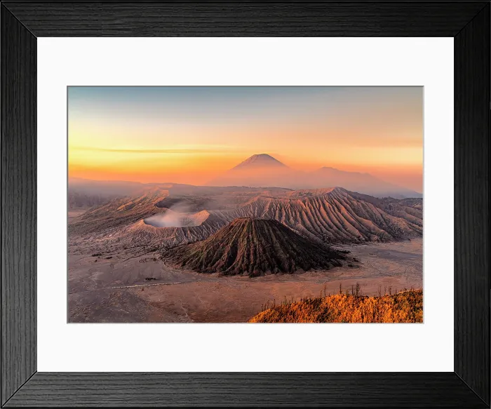Framed Print : Volcanoes from Penanjakan viewpoint, Bromo Tengger Semeru National Park, East Java, Indonesia Framed Print : Volcanoes from Penanjakan viewpoint, Bromo Tengger Semeru National Park, East Java, Indonesia