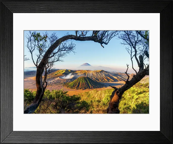 Framed Print : Bromo volcano and Tengger Caldera, East Java, Indonesia Framed Print : Bromo volcano and Tengger Caldera, East Java, Indonesia