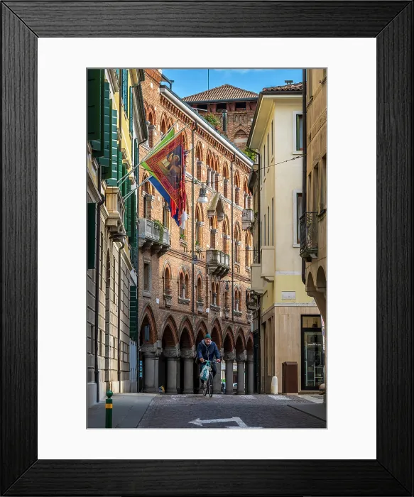 Framed Print : Street in the old town, Treviso, Veneto, Italy Framed Print : Street in the old town, Treviso, Veneto, Italy
