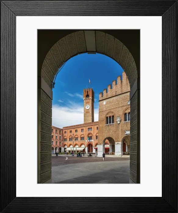 Framed Print : Piazza dei Signori square, Treviso, Veneto, Italy Framed Print : Piazza dei Signori square, Treviso, Veneto, Italy