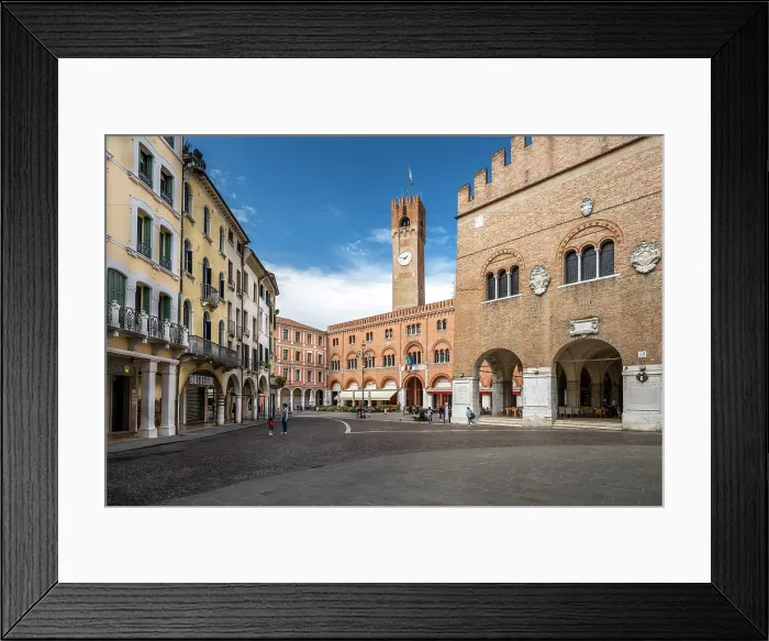 Framed Print : Piazza dei Signori square, Treviso, Veneto, Italy Framed Print : Piazza dei Signori square, Treviso, Veneto, Italy