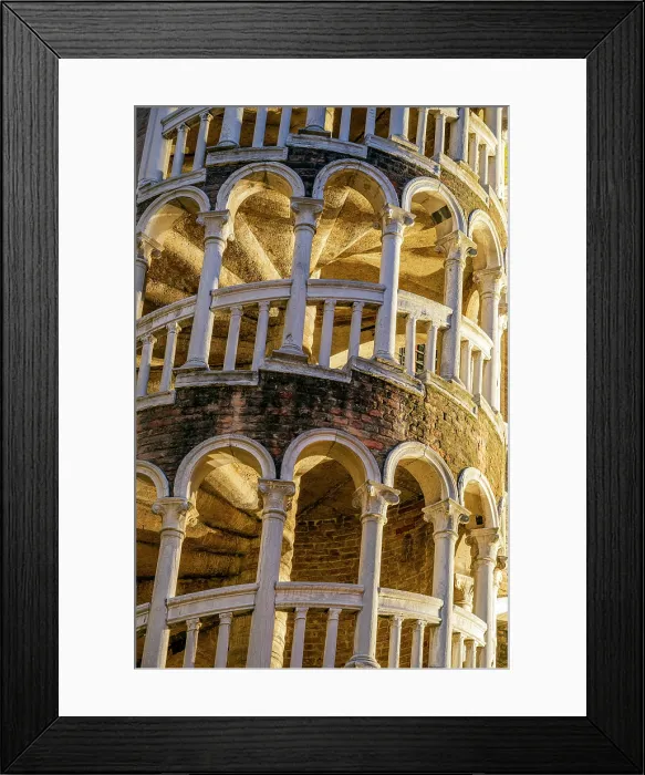 Framed Print : Staircase of Palazzo Contarini del Bovolo, Venice, Veneto, Italy Framed Print : Staircase of Palazzo Contarini del Bovolo, Venice, Veneto, Italy