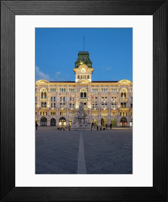 Framed Print : City Hall, Piazza Unita d'Italia, Trieste, Friuli-Venezia Giulia, Italy Framed Print : City Hall, Piazza Unita d'Italia, Trieste, Friuli-Venezia Giulia, Italy