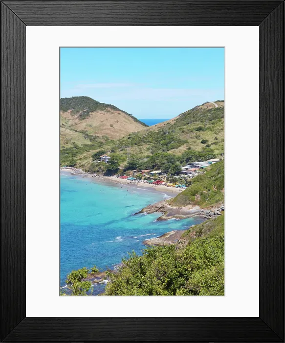 Framed Print : The Praia Brava Beach in Buzios, Rio de Janeiro, Brazil Framed Print : The Praia Brava Beach in Buzios, Rio de Janeiro, Brazil