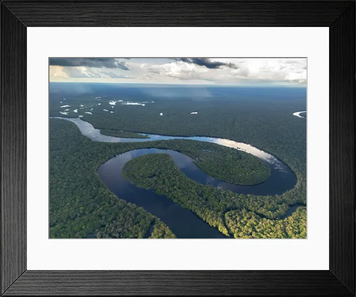Framed Print : South america, Brazil, Amazonas State, Brazilian Amazon, Rio Negro river system, aerial views of Jau National Park, the largest protected area in the tropical world Framed Print : South america, Brazil, Amazonas State, Brazilian Amazon, Rio Negro river system, aerial views of Jau National Park, the largest protected area in the tropical world