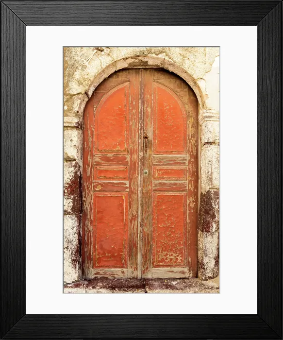 Framed Print : Old red door, Pyrgos, Santorini, Cyclades Islands, Greece, Europe Framed Print : Old red door, Pyrgos, Santorini, Cyclades Islands, Greece, Europe