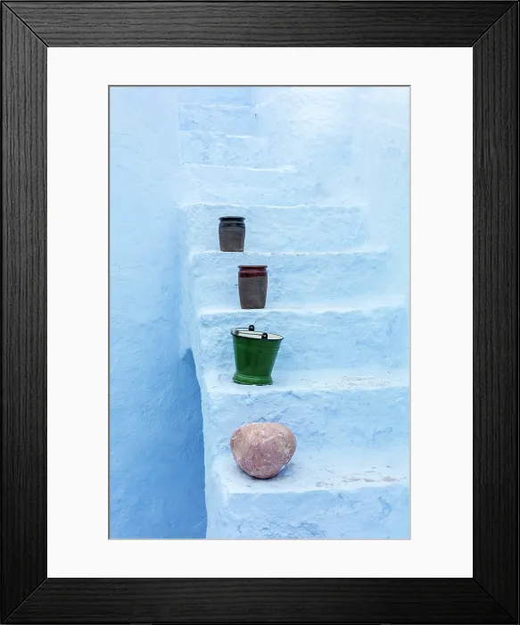 Framed Print : White steps, Emporio, Santorini, Cyclades Islands, Greece, Europe Framed Print : White steps, Emporio, Santorini, Cyclades Islands, Greece, Europe