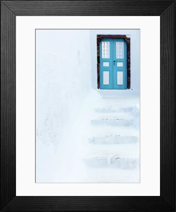 Framed Print : Blue door and white steps, Emporio, Santorini, Cyclades Islands, Greece, Europe Framed Print : Blue door and white steps, Emporio, Santorini, Cyclades Islands, Greece, Europe