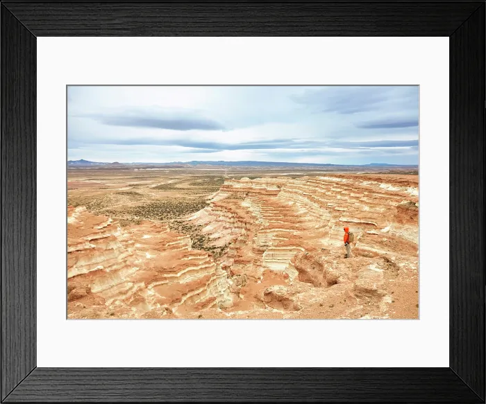 Framed Print : The 'Sierras Blancas' rock formation with a stormy sky in background, Ruta Mara, Pico Truncado, Santa Cruz, Deseado, Patagonia, Argentina Framed Print : The 'Sierras Blancas' rock formation with a stormy sky in background, Ruta Mara, Pico Truncado, Santa Cruz, Deseado, Patagonia, Argentina