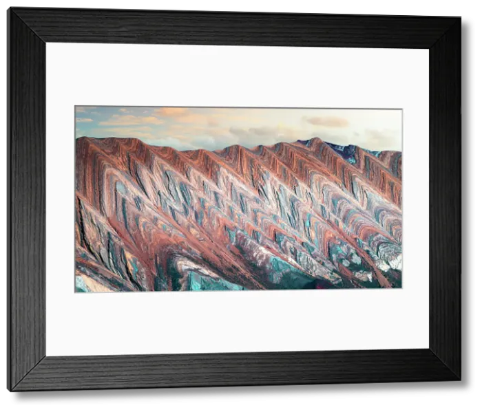 Framed Print : Striped colorful mountains, Serrania de Hornocal, Humahuaca, Jujuy, Argentina Framed Print : Striped colorful mountains, Serrania de Hornocal, Humahuaca, Jujuy, Argentina