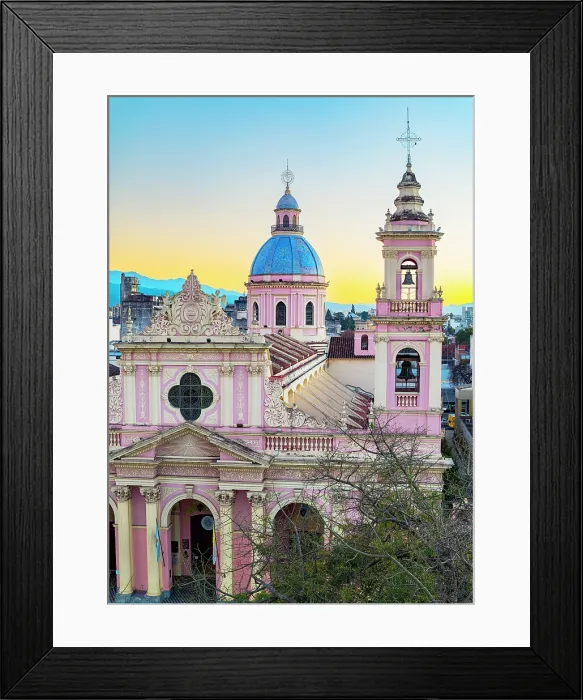 Framed Print : Cathedral of Salta city, Argentina Framed Print : Cathedral of Salta city, Argentina