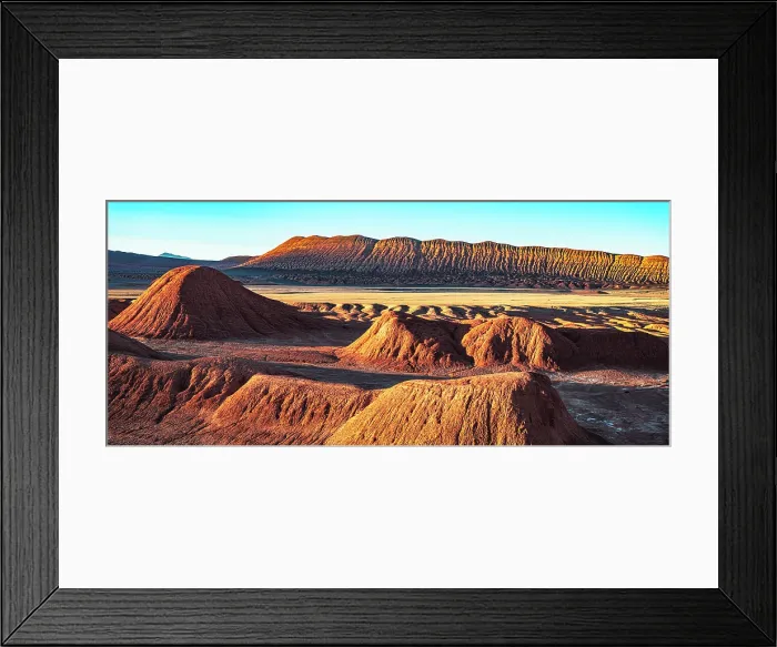 Framed Print : Fossil dunes, Labyrinth desert, Puna, Salta, Argentina