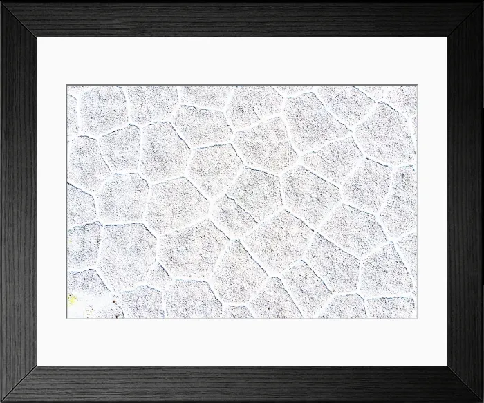 Framed Print : Cracked salt flat texture from above, Salinas Grandes, Jujuy, Argentina Framed Print : Cracked salt flat texture from above, Salinas Grandes, Jujuy, Argentina