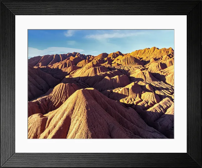 Framed Print : Rock formations, Labyrinth desert, Puna, Salta, Argentina Framed Print : Rock formations, Labyrinth desert, Puna, Salta, Argentina