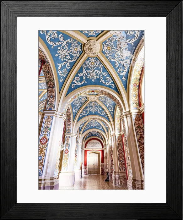 Framed Print : Frescoes inside Nuestra Senora de La Candelaria de La Vina church, Salta, Argentina Framed Print : Frescoes inside Nuestra Senora de La Candelaria de La Vina church, Salta, Argentina