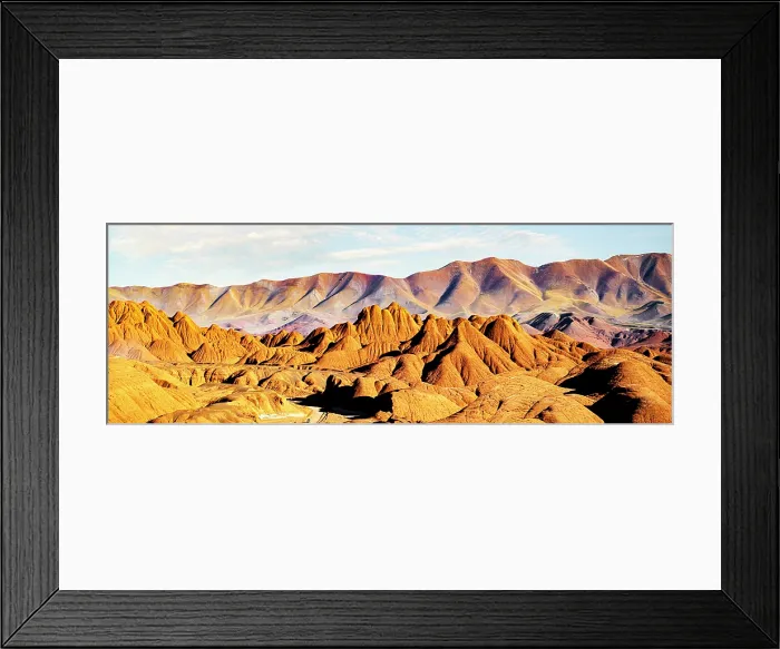 Framed Print : Eroded peaks of clay, Labyrinth desert, Puna, Salta, Argentina Framed Print : Eroded peaks of clay, Labyrinth desert, Puna, Salta, Argentina