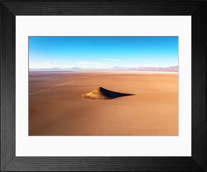 Framed Print : Aerial view of Cono de Arita, Salar de Arizaro, Puna, Salta, Argentina Framed Print : Aerial view of Cono de Arita, Salar de Arizaro, Puna, Salta, Argentina